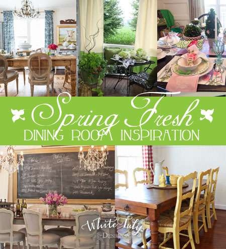 Dining Room Inspiration- White Tulip Designs