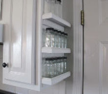 spice rack diy, diy, kitchen cabinets, kitchen design, organizing, storage ideas