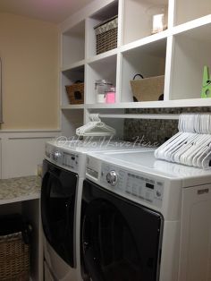 laundry room get s a makeover, diy, home decor, how to, laundry rooms, organizing, shelving ideas, storage ideas, The finished Laundry room built by Hello I Live Here