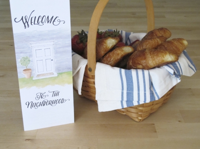 Welcome Basket printable from White Tulip Designs