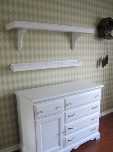 Dining Room Shelves 1 - White Tulip Designs