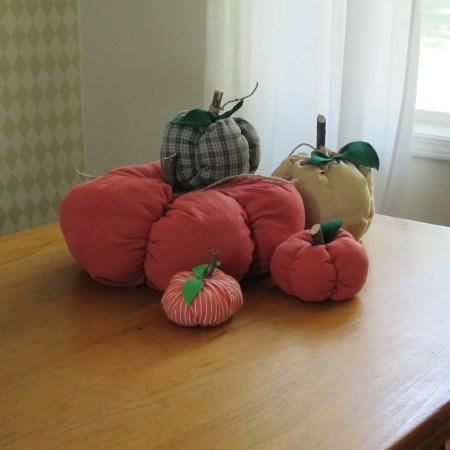 Fabric Pumpkins from Men