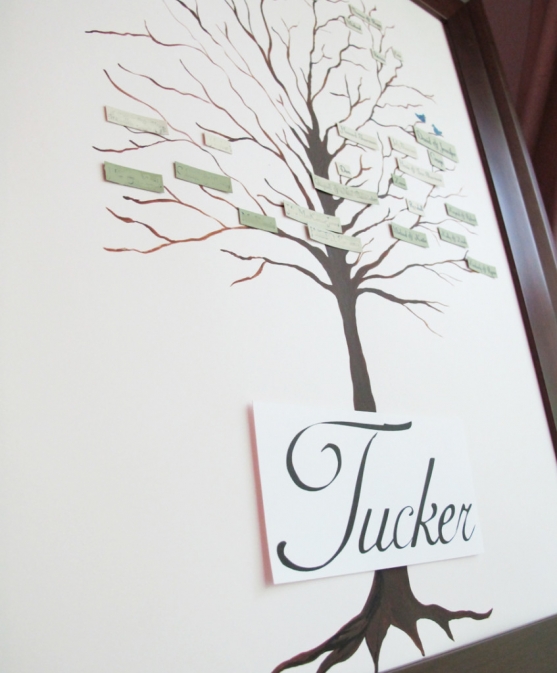 DIY -Family Tree from White Tulip Designs