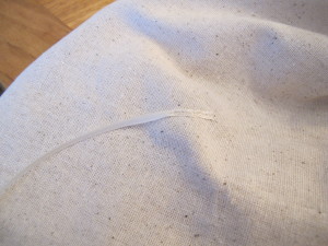 Bunting Pillow - Ribbon Tie White Tulip Designs
