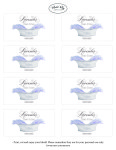 Lavender scrub labels