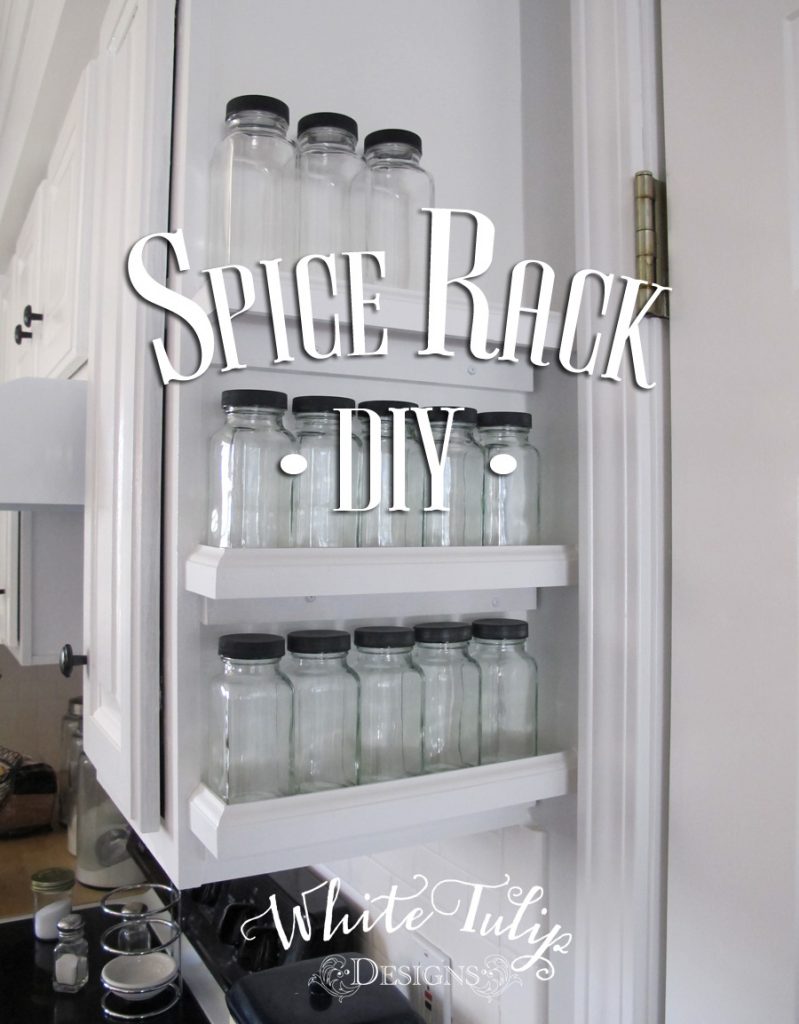 Custom Spice Rack from White Tulip Designs